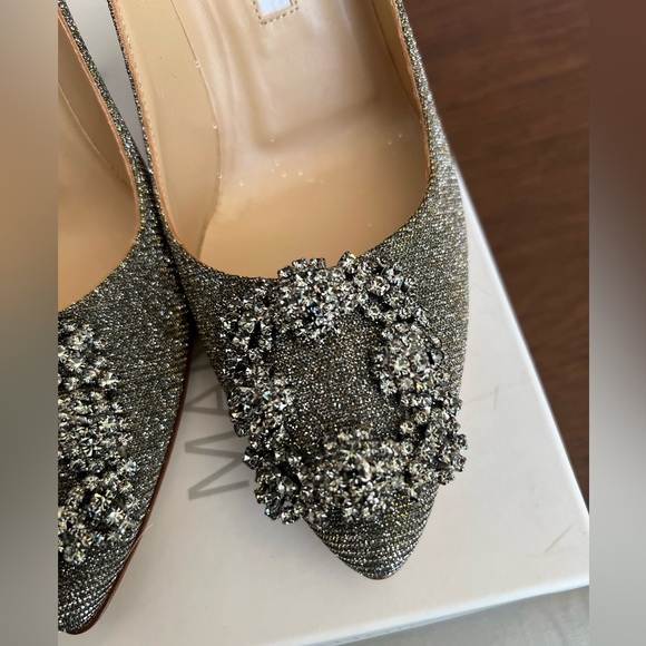 Manolo Blahnik Hangisi Pointed Toe Pump - Picture 5 of 9